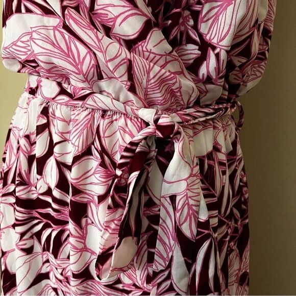 Sunrise in Paradise Pink Multi Tropical Print Maxi Dress - Picture 7 of 16